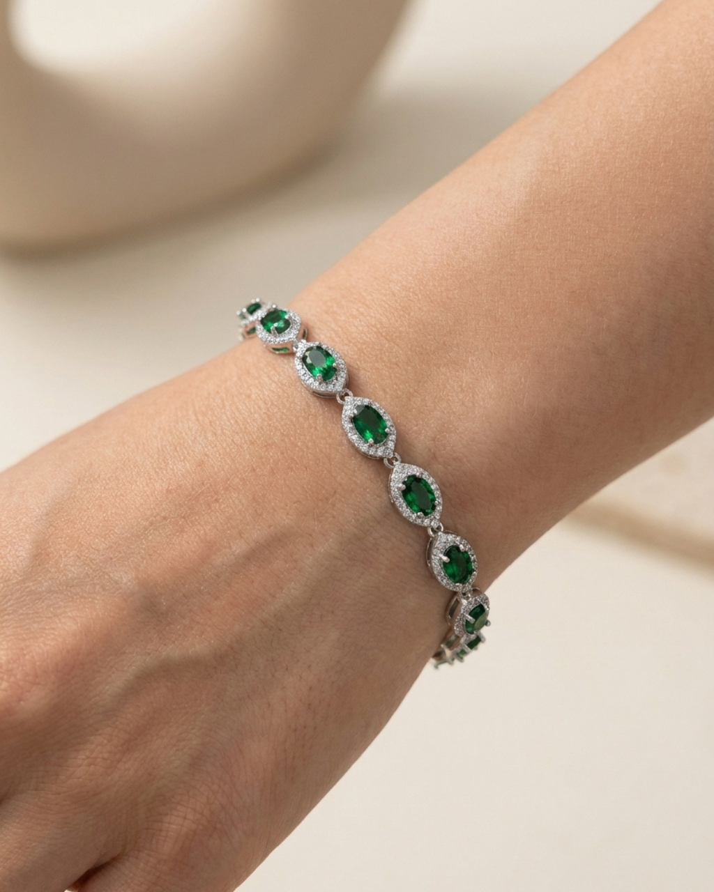 The Emerald Marquise Bracelet