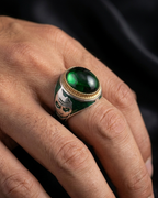 Joker Emerald Enigma Ring