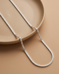 Franco Chain Link Necklace Sterling Silver
