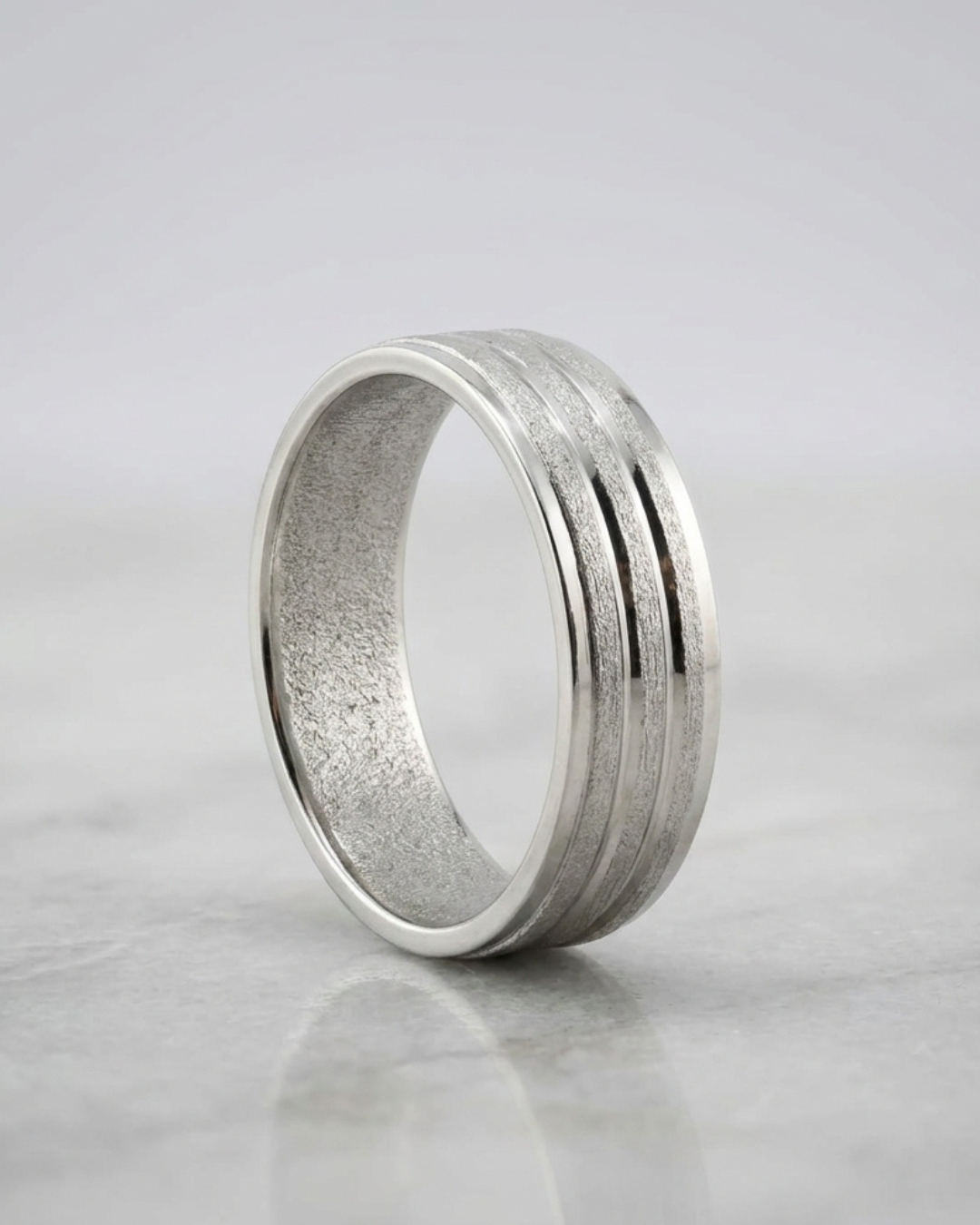 Titan Triple Grooved Men’s Dibla Ring
