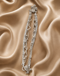 Kids Bead Multi Layer Anklet Silver