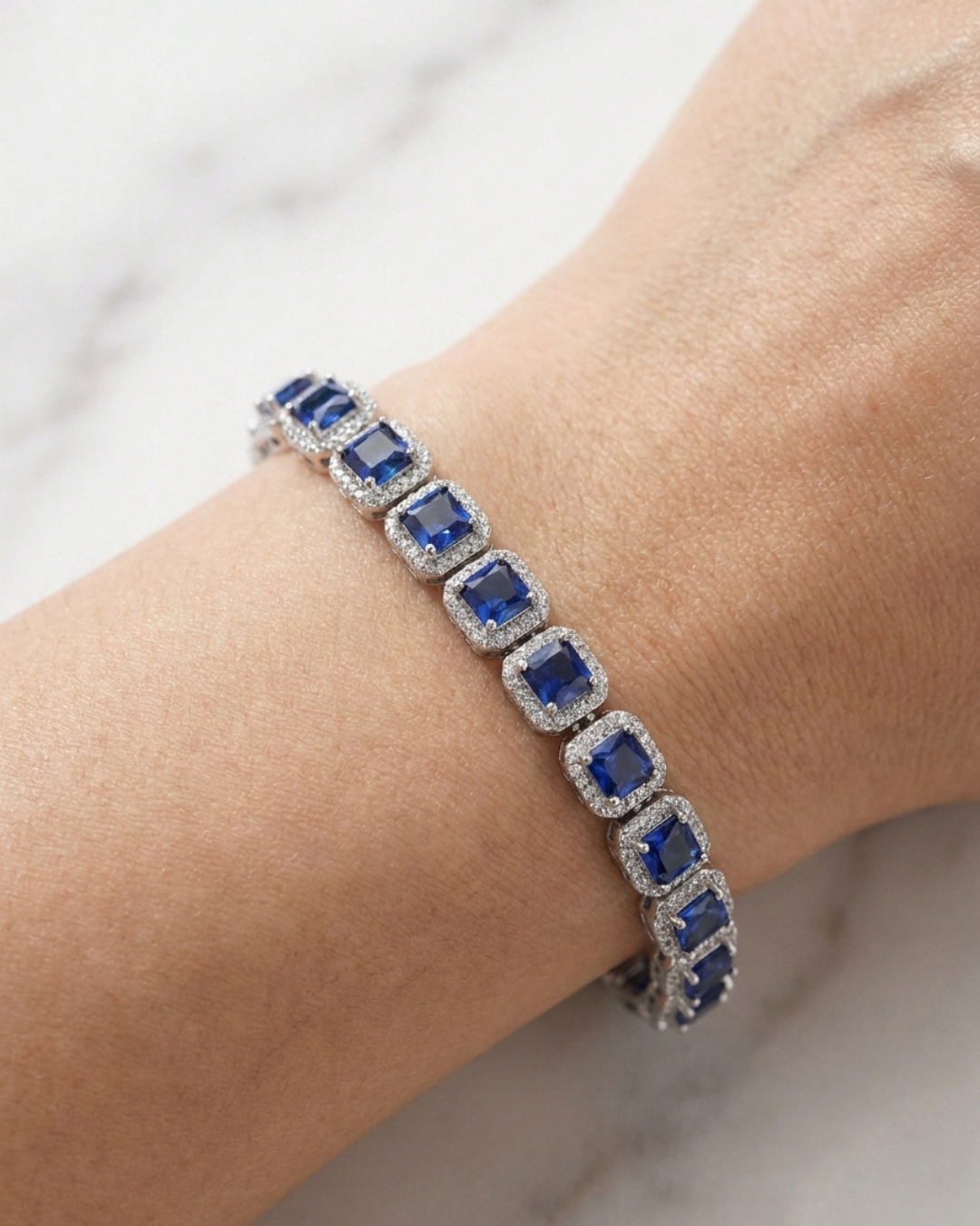 Blue Sapphire ladies Bracelet