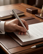 Executive Vanguard Fluted Sterling Silver Pen