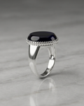 The Riviera Sapphire Oval