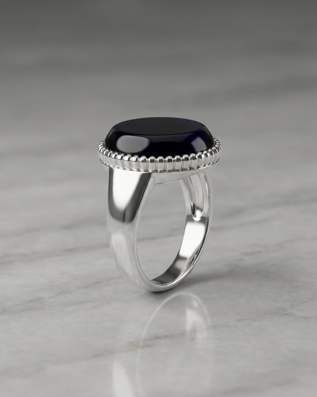 The Riviera Sapphire Oval