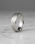 Woven Texture Silver Men’s Dibla Ring