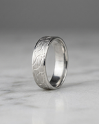 Woven Texture Silver Men’s Dibla Ring