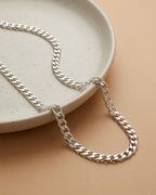 Classic Curb Link Chain Sterling Silver