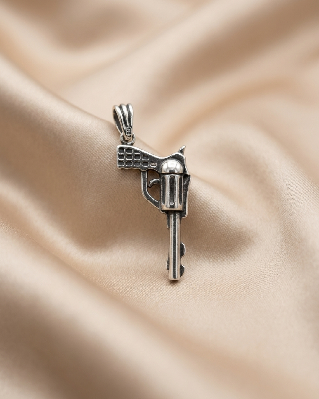 The Outlaw Revolver Pendant