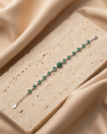 Emerald Floral Ladies Bracelet