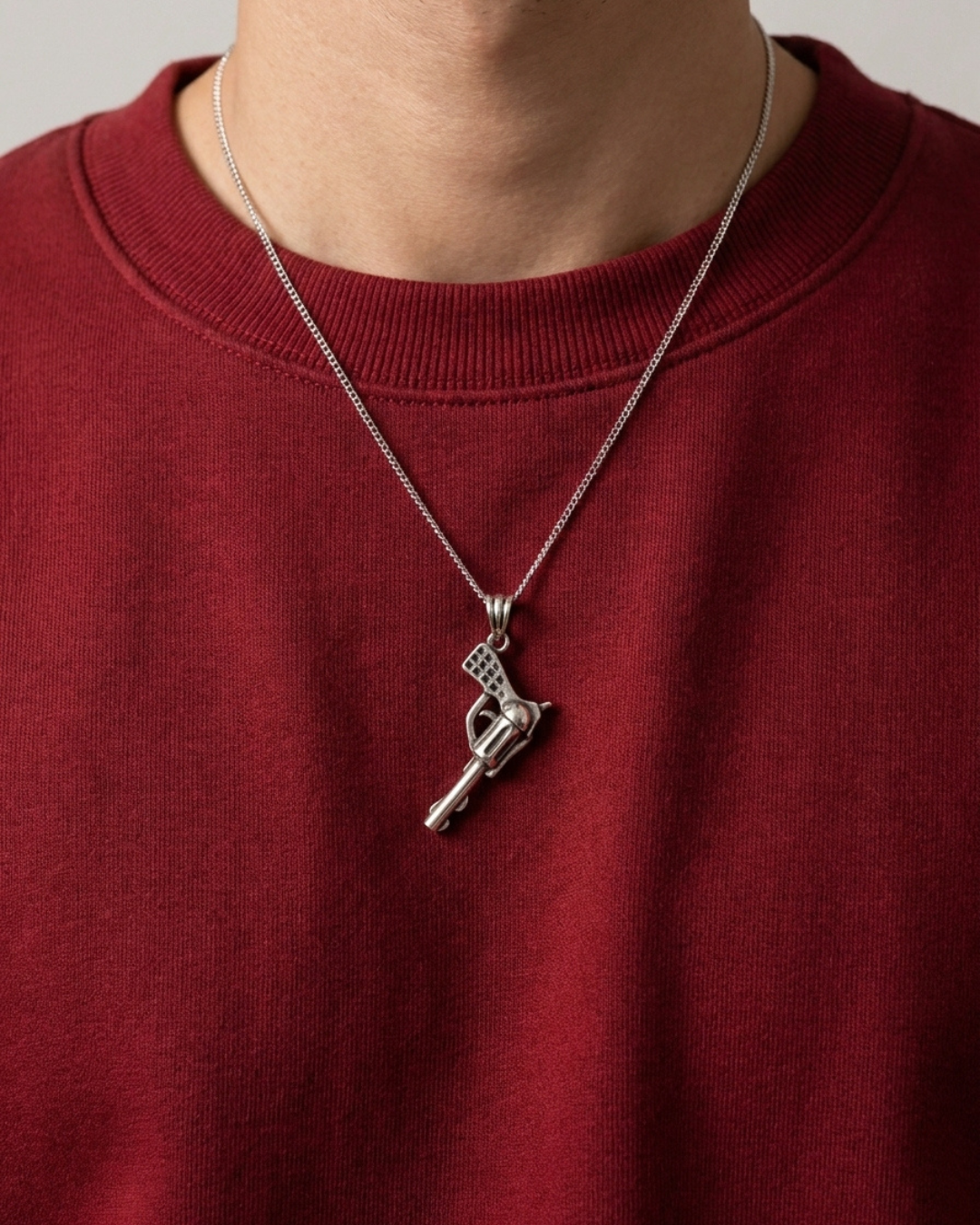 The Outlaw Revolver Pendant