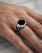 Venice Nero Elite Signet Ring