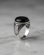 Venice Onyx Pavilion Ring