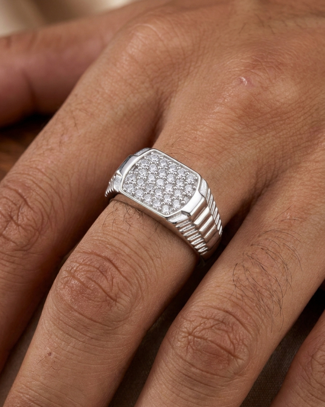 Roma Lumina Pave Ring