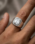 Firenze Duomo Emerald Cut Signet Ring