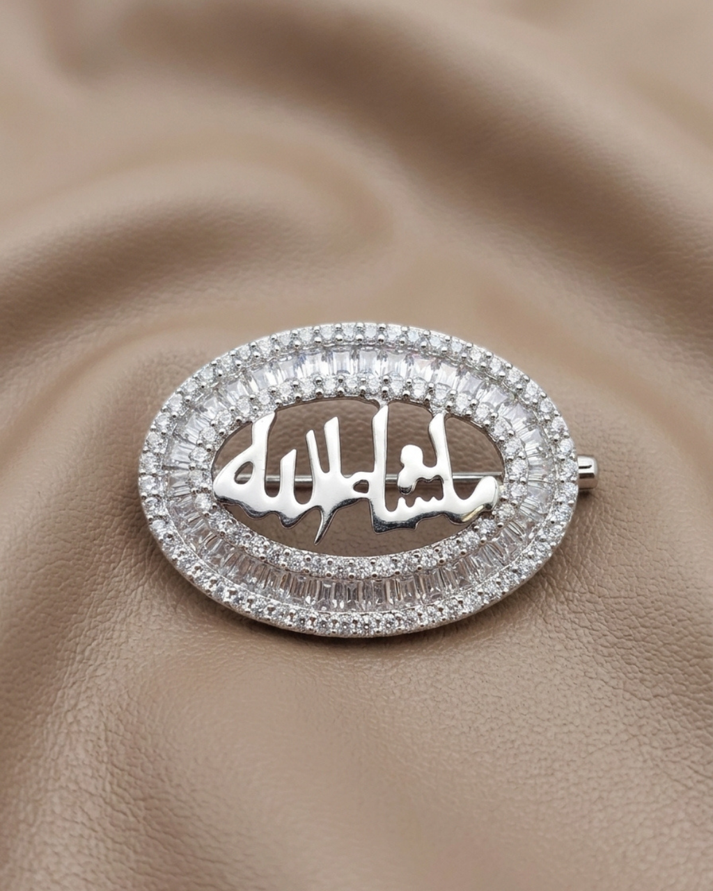 Mashallah Brooch Sterling Silver