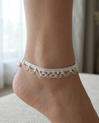 Classic Heritage Paisley Mesh Anklet