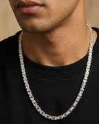 Byzantine Chain Necklace Sterling Silver