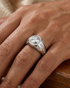 Milano Riviera Solitaire Signet Ring