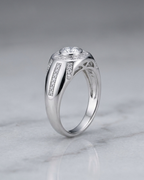 Milano Riviera Solitaire Signet Ring