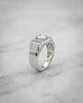 Venice Verona Solitaire Pavé Ring