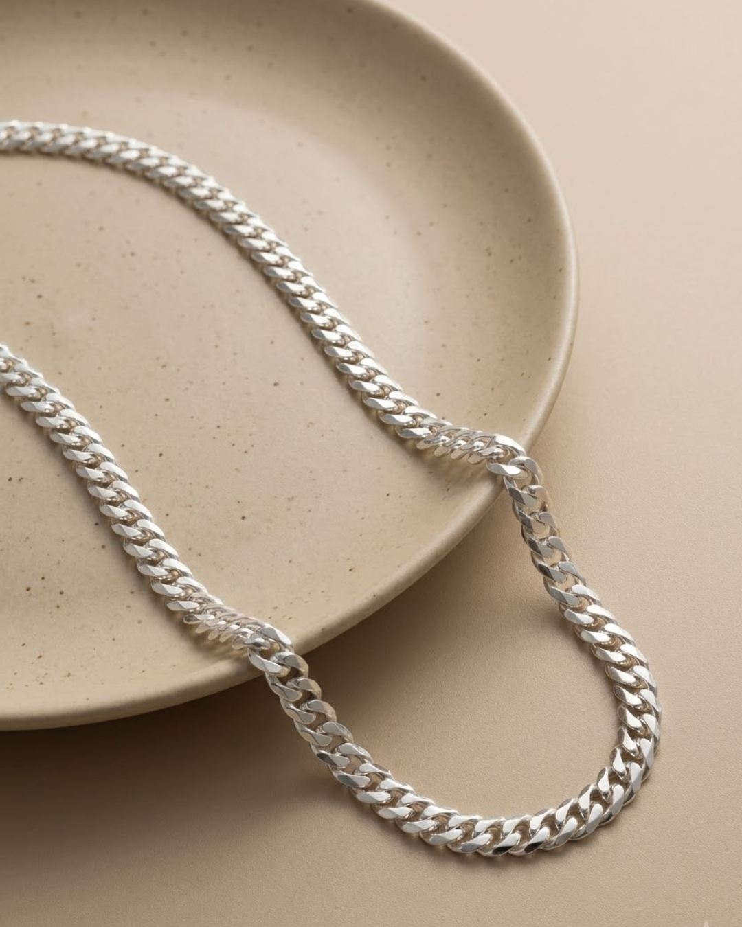 Cuban Curb Chain Sterling Silver