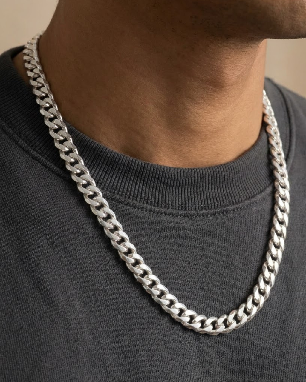 Cuban Curb Chain Sterling Silver