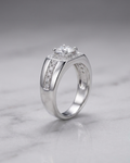 The Napoli Pave Channel Solitaire