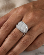 Milano Glacier Ice Pavé Ring