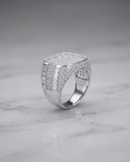 Milano Glacier Ice Pavé Ring