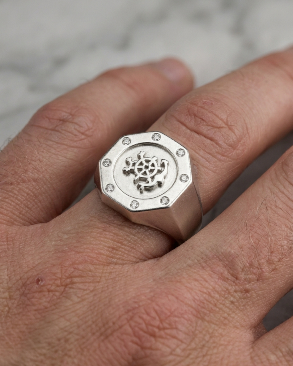 The Palermo Industrial Hex Signet