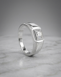 Firenze Tuscan Solitaire Signet Ring