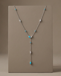 Turquoise Necklace Sterling Silver