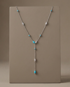 Turquoise Necklace Sterling Silver