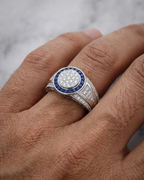 Venice Amalfi Sapphire Pave Ring