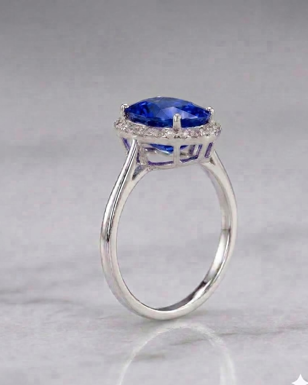 Oval Cathedral Ring Sterling Silver