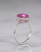 Oval Cathedral Ring Sterling Silver