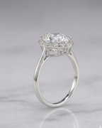 Oval Cathedral Ring Sterling Silver