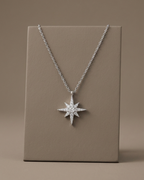 North Star Necklace Sterling Silver