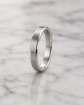 Beveled Edge Matte Men’s Dibla Ring