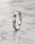 Beveled Edge Matte Men’s Dibla Ring