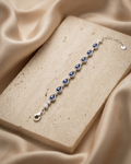 Sapphire Blue Teardrop Bracelet