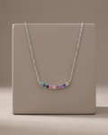 Rainbow Necklace Sterling Silver