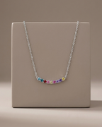 Rainbow Necklace Sterling Silver