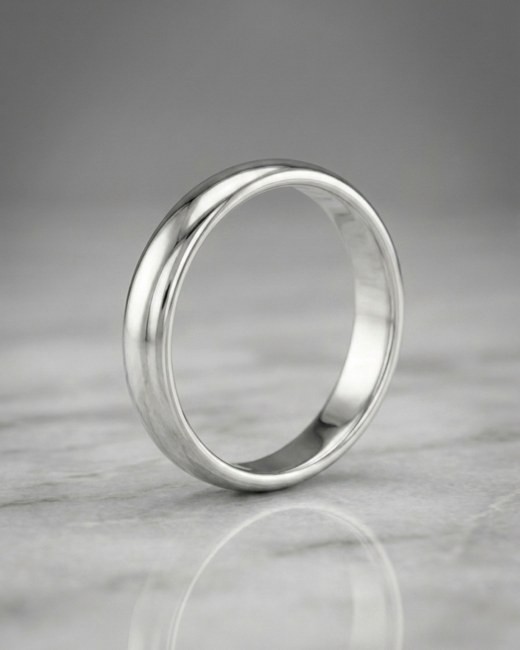 Titan High Polish Silver Men’s Dibla Ring