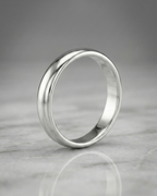 Titan High Polish Silver Men’s Dibla Ring