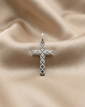 Classic Quilted Cross Pendant