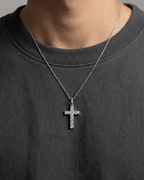 Classic Quilted Cross Pendant
