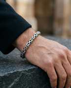 Byzantine Chain Men's Bracelet Sterling Silver