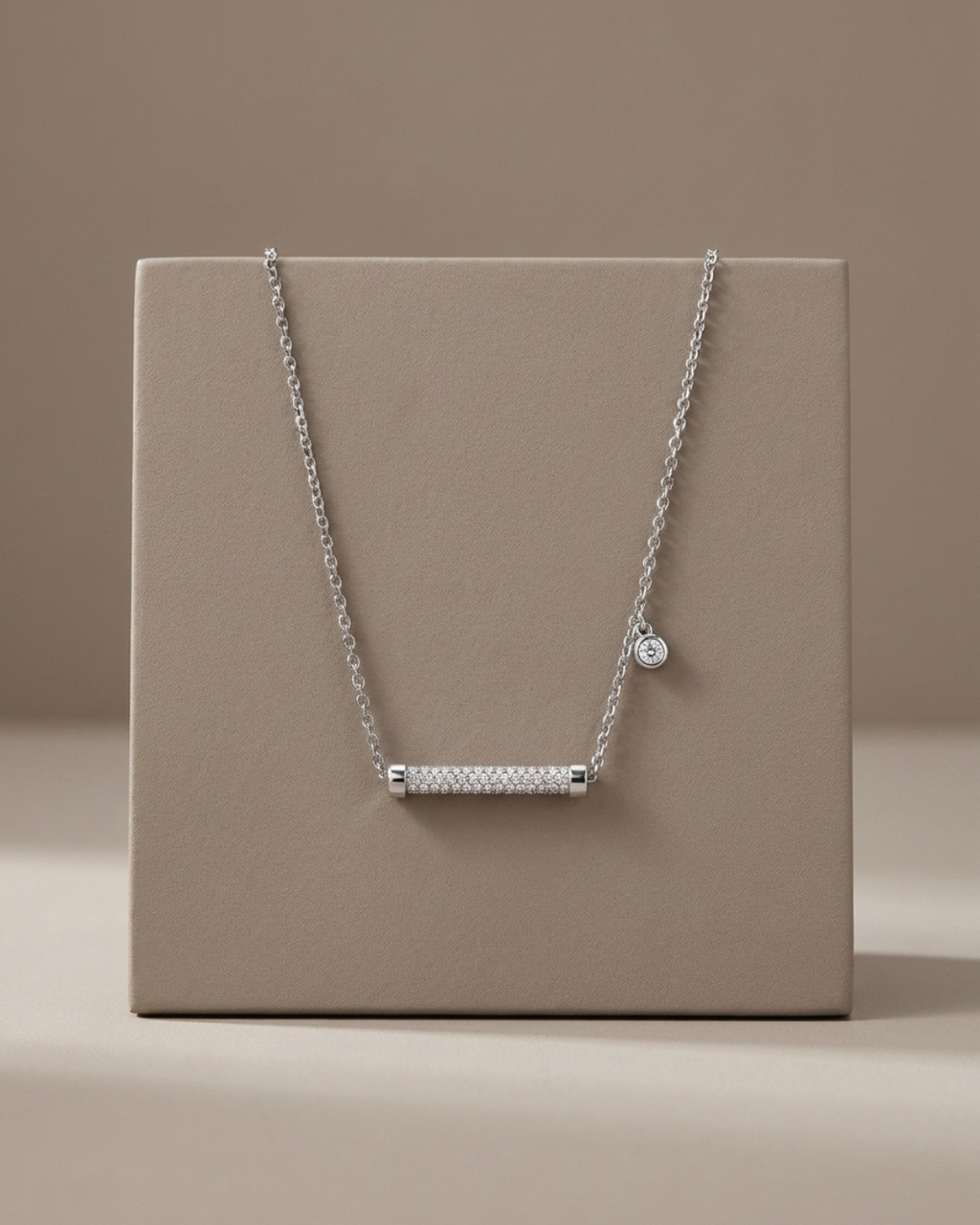Bar Necklace Sterling Silver